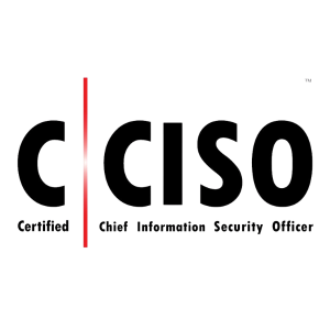 C|CISO Certified Chief Information Security Officer course image showing executive cybersecurity leadership, risk governance, strategy development, and CISO-level management practices.