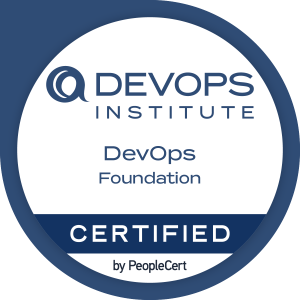 DevOps Foundation course image showing DevOps principles, culture, practices, continuous integration, delivery, and collaboration concepts.