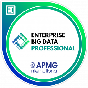 Enterprise Big Data Professional course certification badge from APMG
