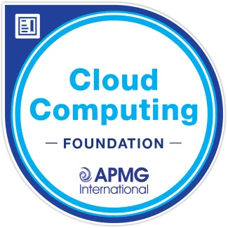 cloud computing foundation course badge from APMG